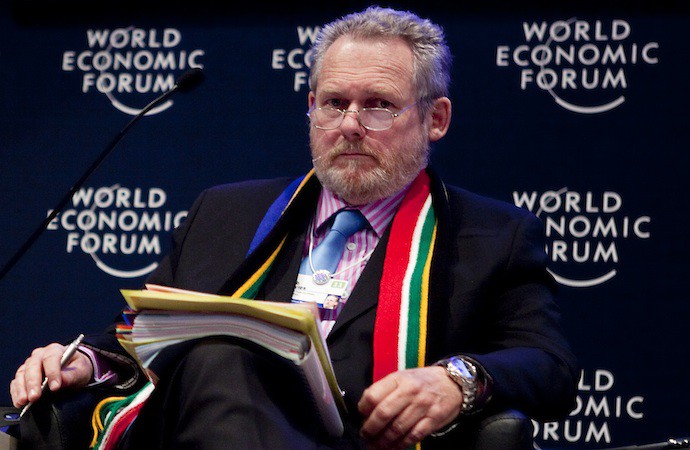 Rob Davies, Ministre sud-africain du Commerce ici au Forum de Davos en 2011