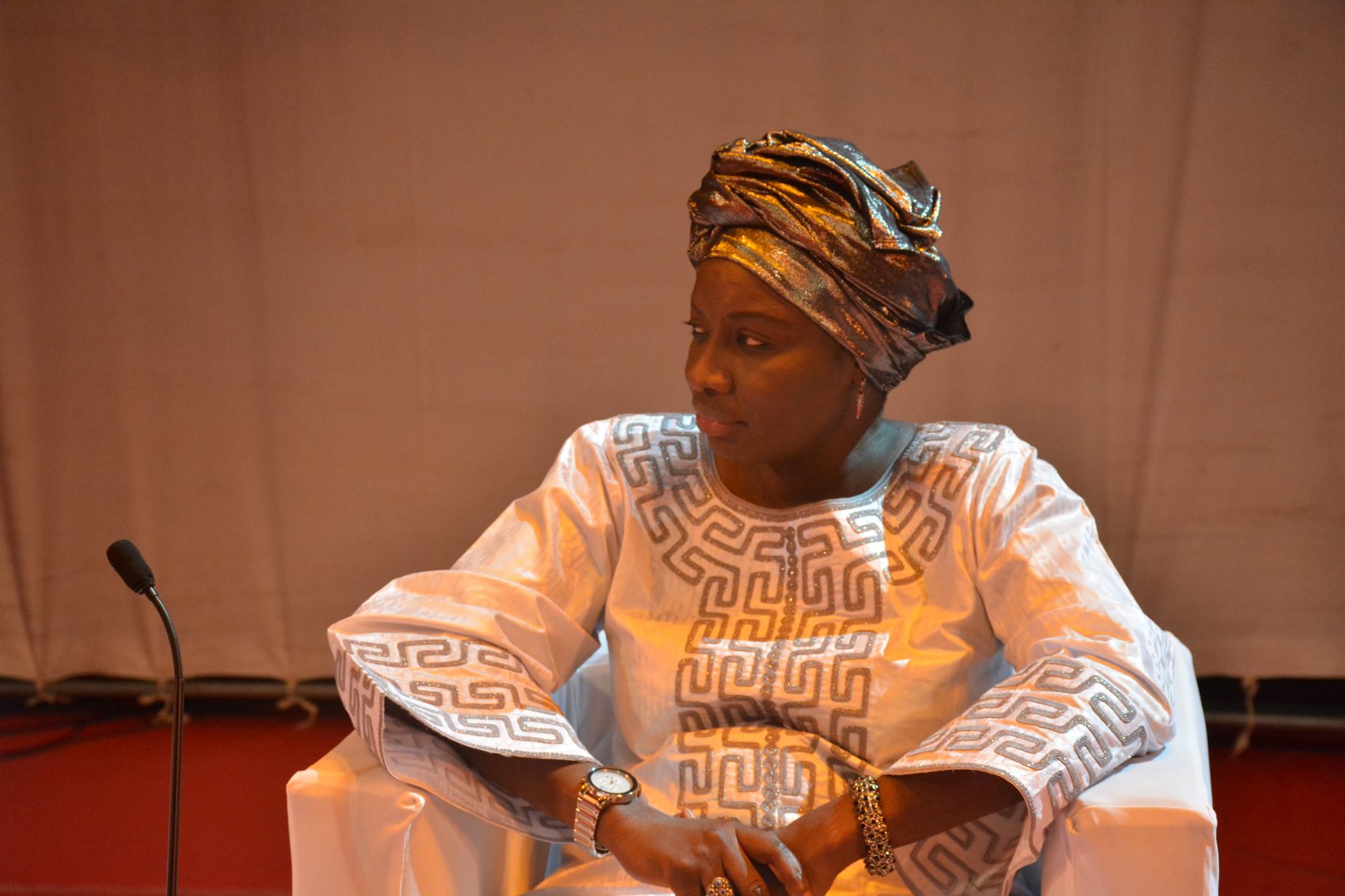 Aminata Touré ancienne Première Ministre du Sénégal  Sept 2013- Juillet 2014